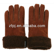 Gefüttert billig Leder Winter Handschuh für Mann